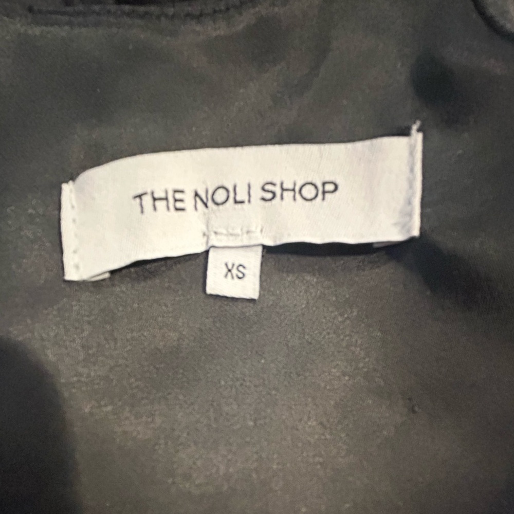 The Noli Shop Mara Silky Top in Black, Size XS - Picture 8 of 9